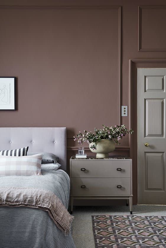 2) Pink bedroom ideas: dusky and muted