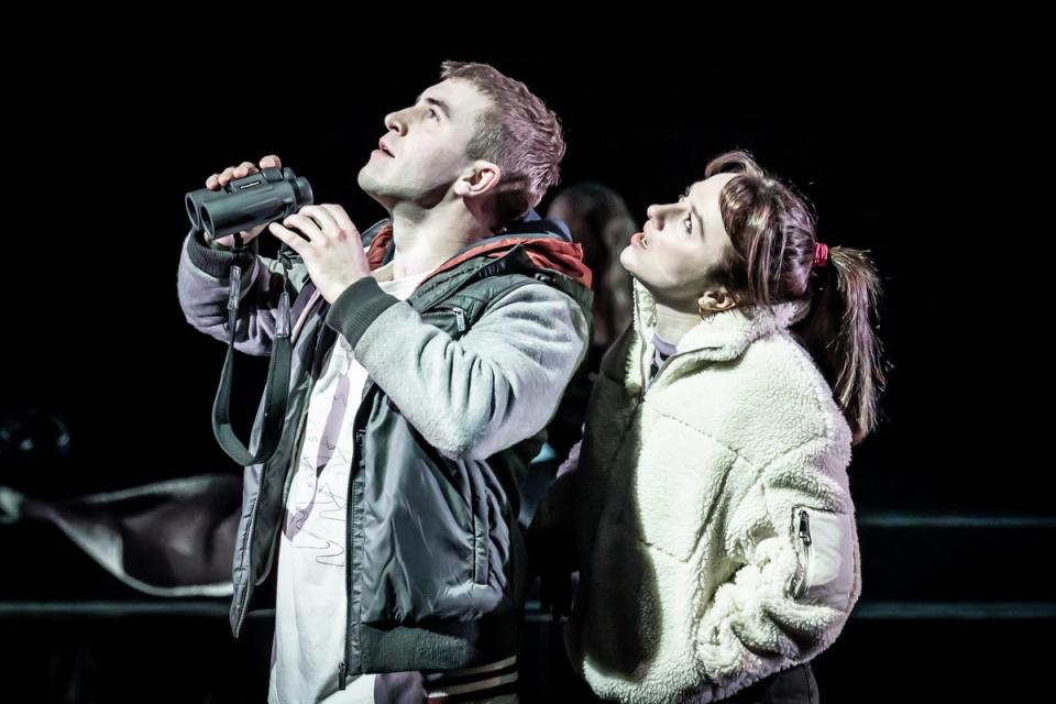 Callum Scott Howells and Rosie Sheehy in ‘Romeo and Julie' (Marc Brenner)