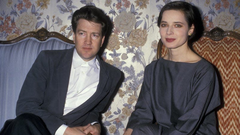 Isabella Rossellini and David Lynch in 1988