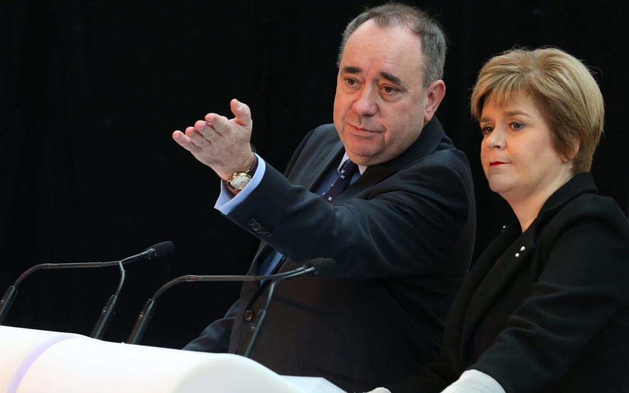 Alex Salmond made a series of claims that could damage Ms Sturgeon's leadership - Andrew Milligan/PA