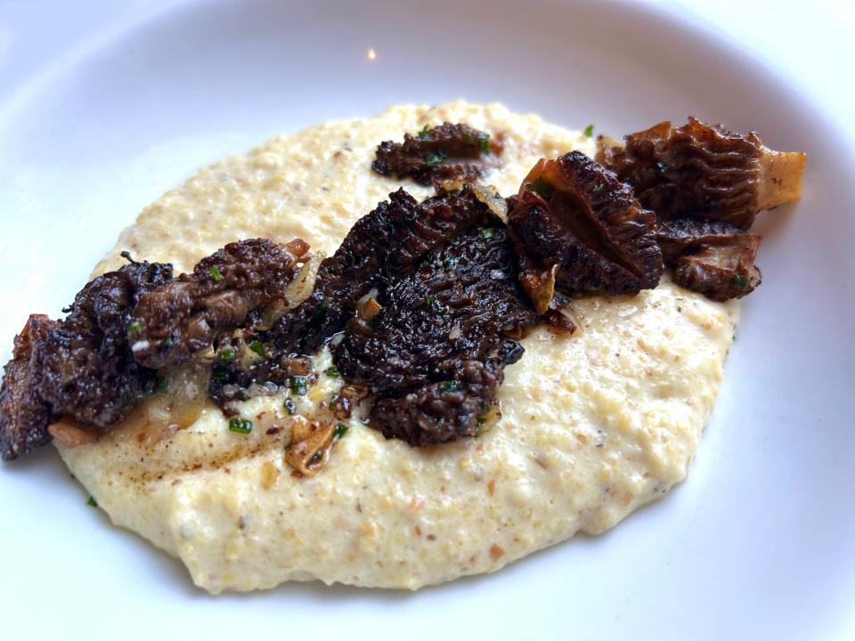 Morel, 430 S. Second St., put its first batch of seasonal morel mushrooms to delicious use in its earthy morel mushroom fricassee dish.