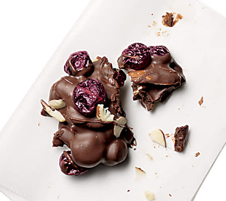 Cranberry-almond turtles