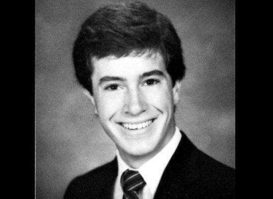 Colbert was quite the cutie during his high school days!