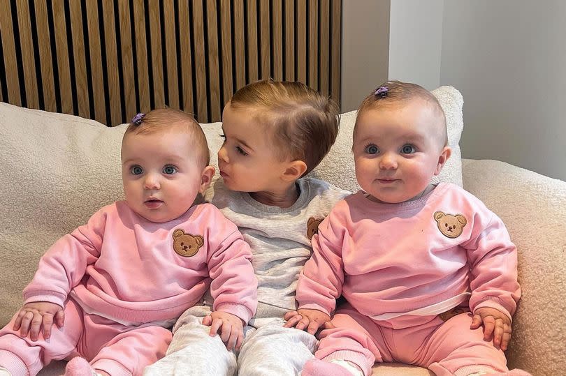 Dani Dyer's children Santi, Summer and Star