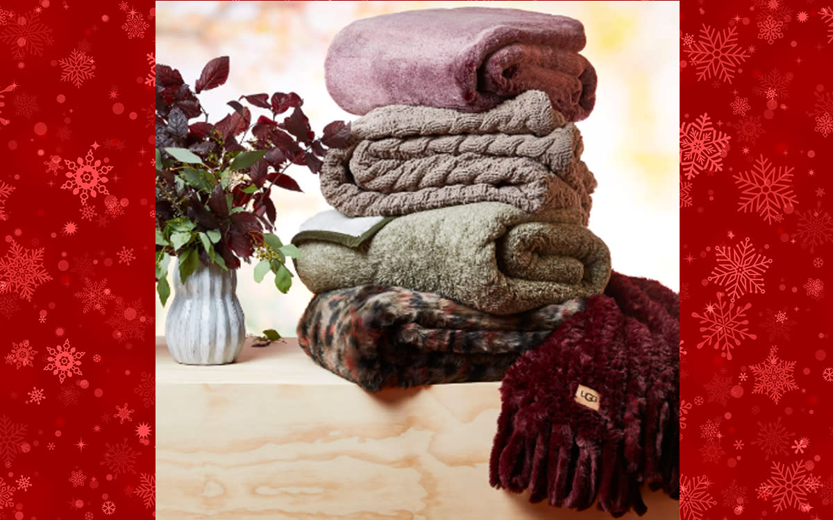 Shop the coziest gifts (Ugg blanket, anyone?) at Bed Bath & Beyond. (Photo: Bed Bath & Beyond)