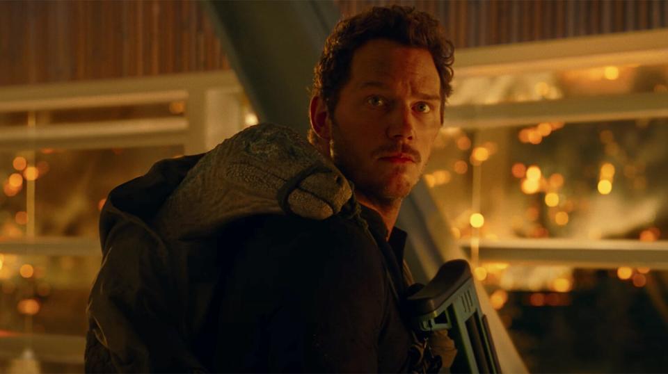 Chris Pratt Is on a Mission to Save a Baby Raptor in New Trailer for Jurassic World Dominion