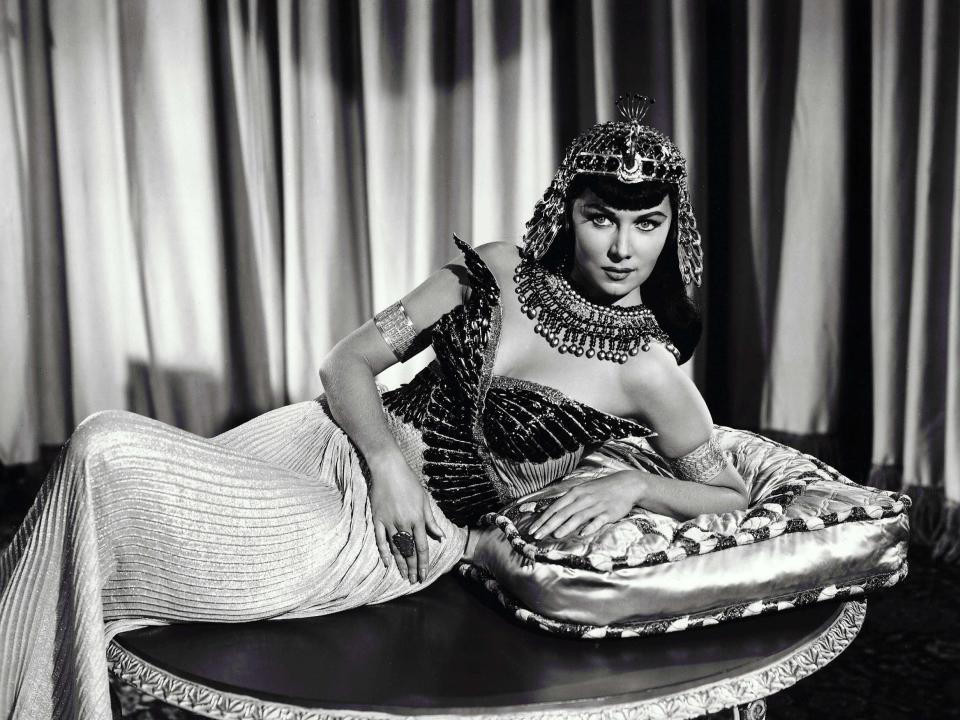 As Cleopatra in ‘Serpent of the Nile’Rex