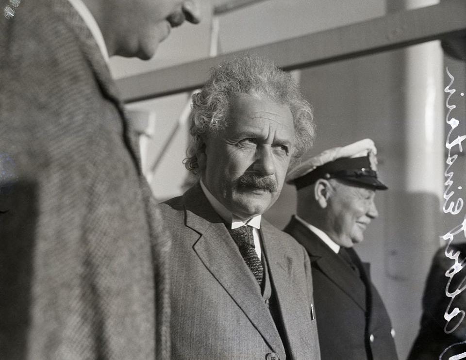 Photo of Albert Einstein taken on December 30, 1932.