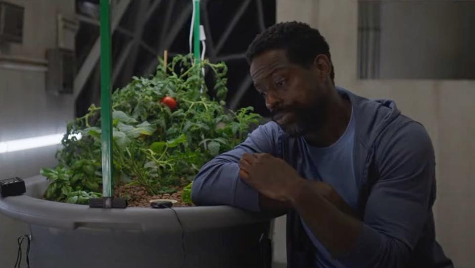 sterling k brown in biosphere, sterling k brown, sterling k brown biosphere trailer, sterling k brown biosphere