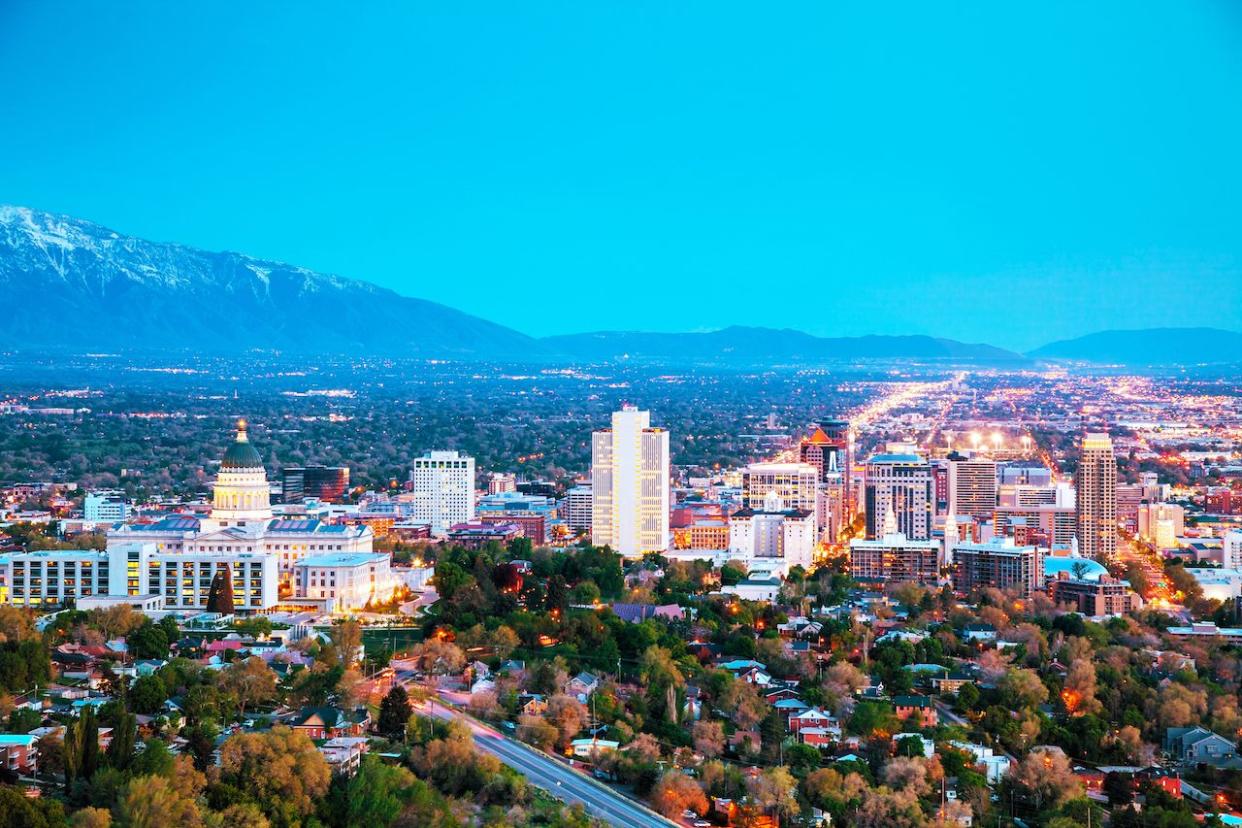<p>Average Credit Score: 727<br></p><p>At 727 in 2021, Utah is firing on all cylinders with its credit-building habits. </p><p>It saw a four-point increase from 723 in 2020, which indicates smart spending and sustained improvement. </p><span class="copyright"> AndreyKrav </span>