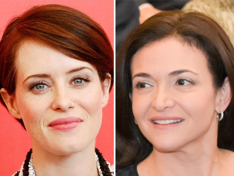 Claire Foy (li.) wird Facebook-Co-Chefin Sheryl Sandberg spielen. (Bild: Markus Wissmann/Shutterstock.com / Andrea Raffin/Shutterstock.com)