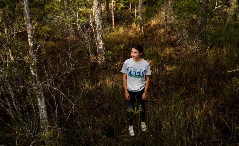 Ella Guedouar is a masters student in environmental science at Florida Gulf Coast University who is concerned about climate change. 