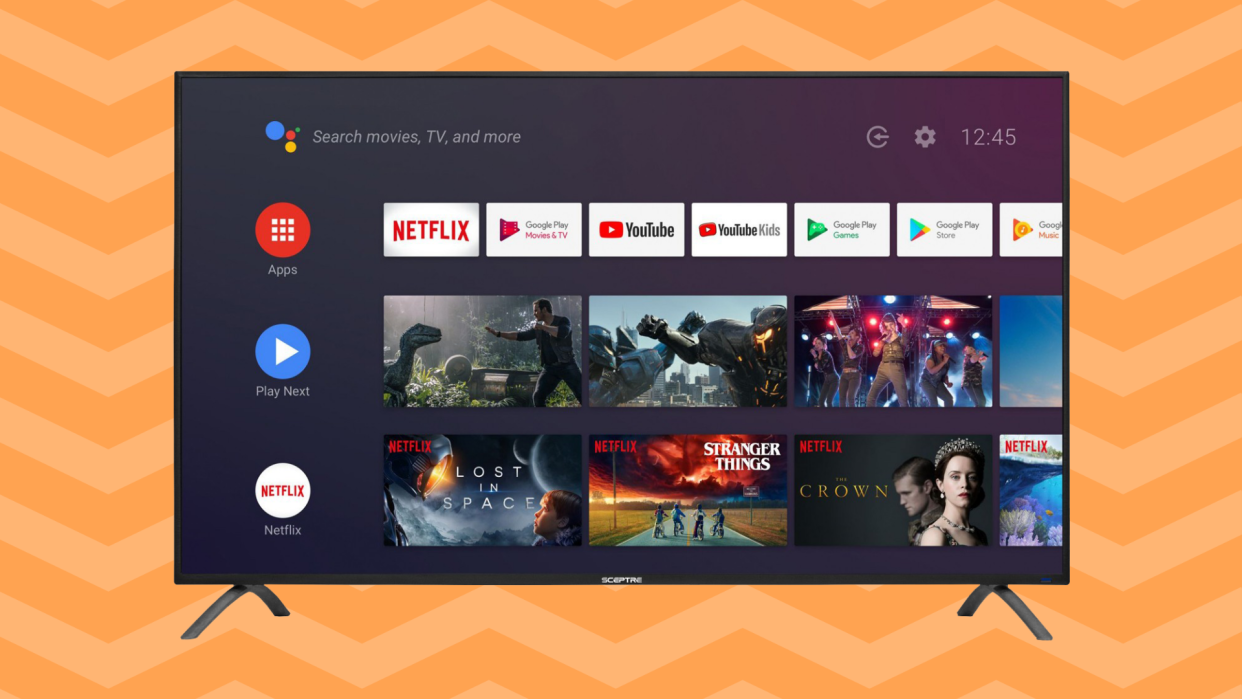Get 47 percent off this 50-inch Sceptre Android Smart TV. (Photo: Walmart)
