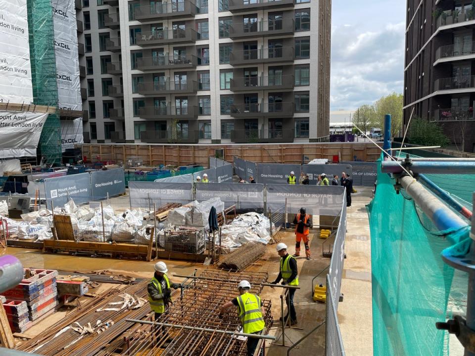 Construction continues on some of the affordable homes funded by City Hall (Noah Vickers/Local Democracy Reporting Service)