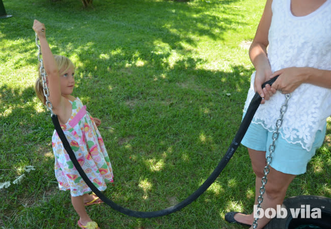 DIY Tire Swing - Project Step 6