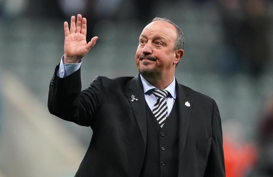 Bruce took over after Rafael Benitez, pictured, left Newcastle (Owen Humphreys/PA) (PA Archive)