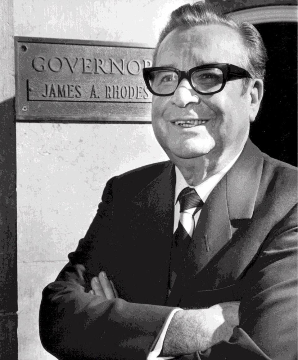 Ohio Gov. James A. Rhodes is shown in this 1981 photo.