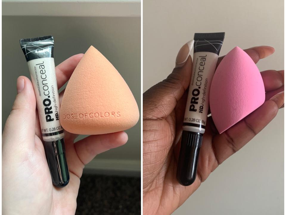 Insider's reporters tried the viral white concealer beauty hack.