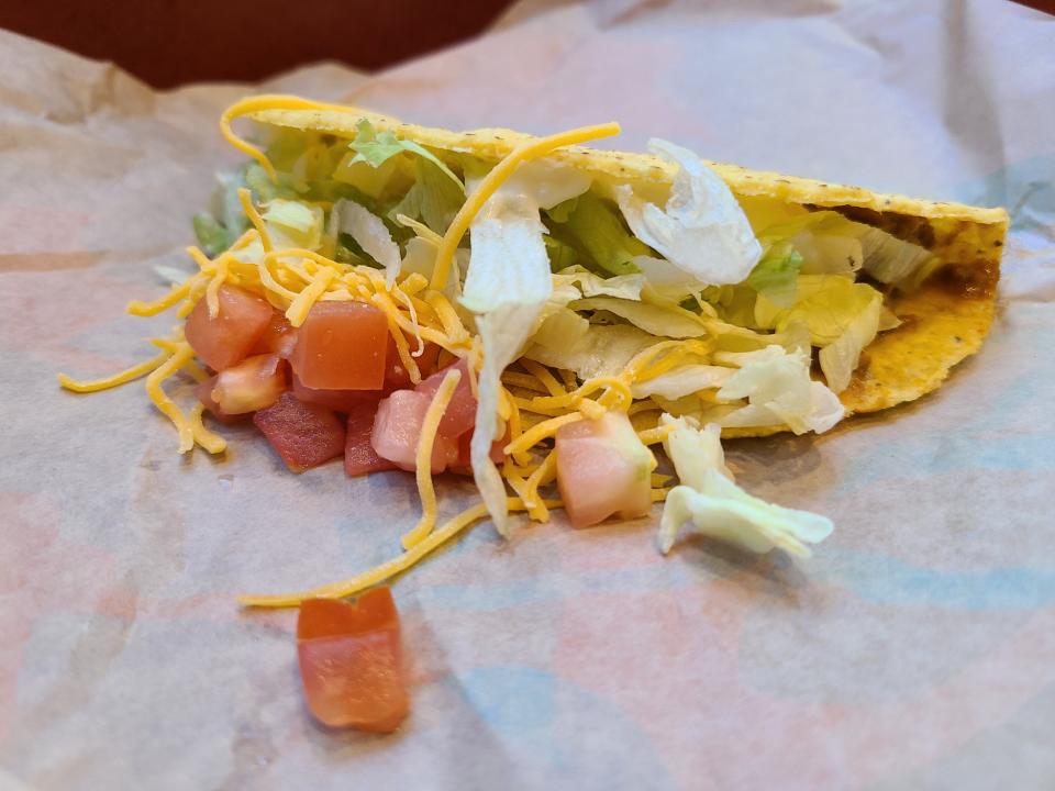 crunchy taco supreme from taco bell