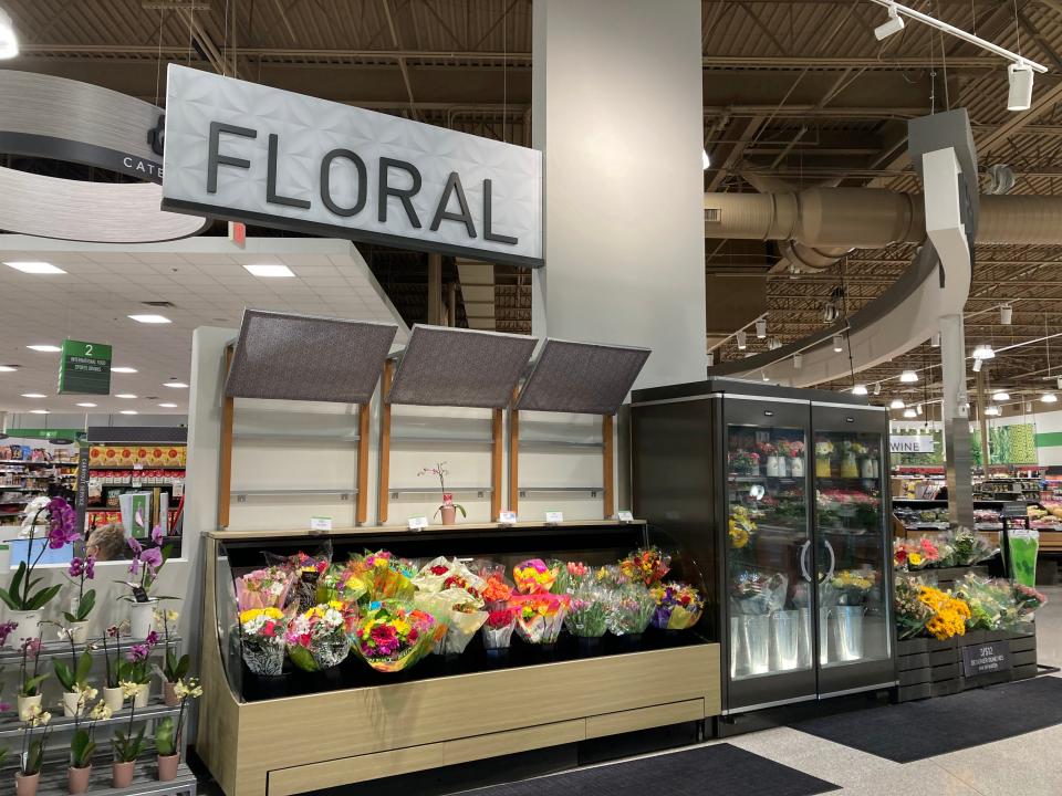 The floral section at Publix in Tennessee.