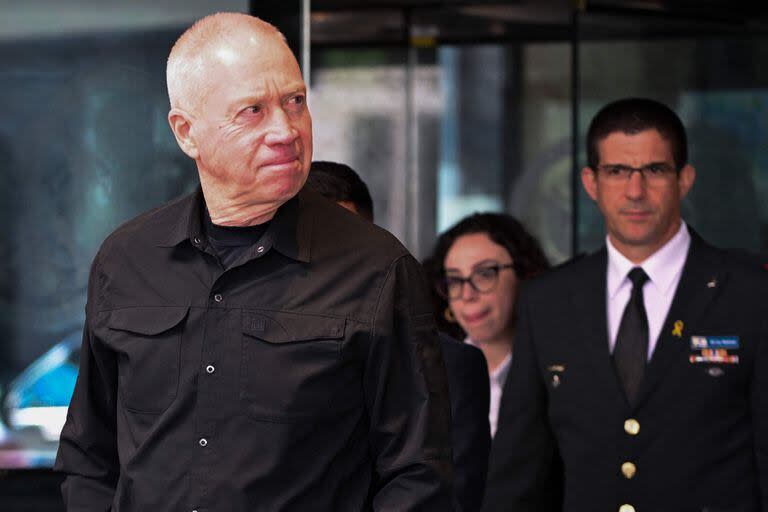 El ministro de Defensa israelí, Yoav Gallant, en Washington. (ROBERTO SCHMIDT / AFP)