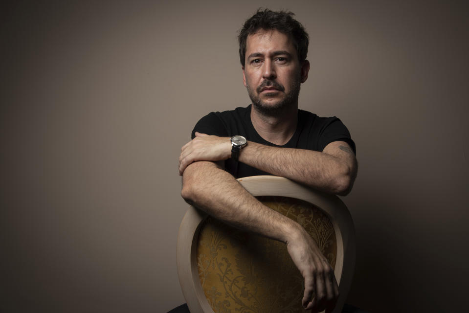 Director Santiago Mitre poses for portraits to promote the film "Argentina, 1985" during the 79th edition of the Venice Film Festival in Venice, Italy, on Sept. 4, 2022. (Photo by Vianney Le Caer/Invision/AP)