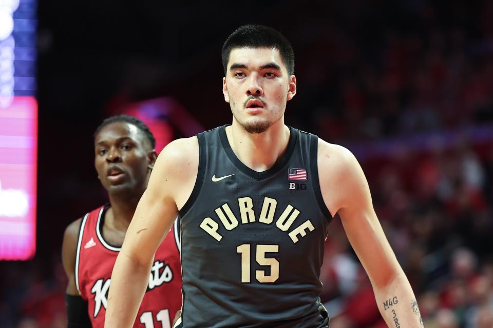 Where will Purdue star Zach Edey go in the NBA Draft? (Rich Graessle/Getty Images)