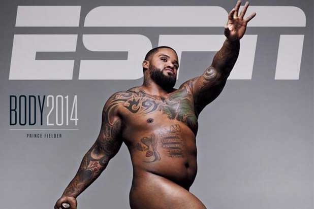 MLB EXPERT PICKS on X: The moment you've all been waiting forbehind the  scenes at #Rangers Prince Fielder's ESPN Body Issue photoshoot.   / X