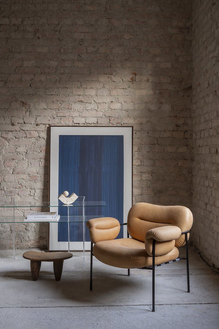 <p><a href="https://www.gestaltnewyork.com/furniture/the-bollo-chair" rel="nofollow noopener" target="_blank" data-ylk="slk:Shop Now;elm:context_link;itc:0;sec:content-canvas" class="link ">Shop Now</a></p><p>The Bollo Lounge Chair</p><p>$3210.00</p><p>gestaltnewyork.com</p>