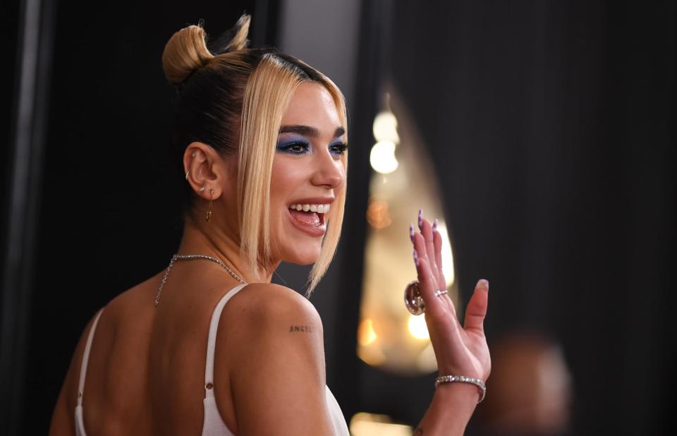 Dua Lipa à Los Angeles en janvier 2020 - Valérie Macon - AFP