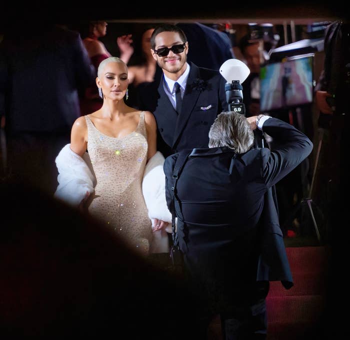 Kim Kardashian and Pete Davidson at the MET Gala