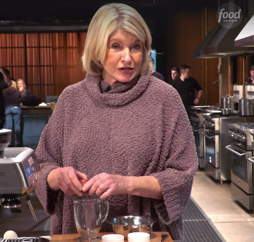 Martha Stewart has shared a “fun way” to cook scrambled eggs. Photo: Facebook/Food Network