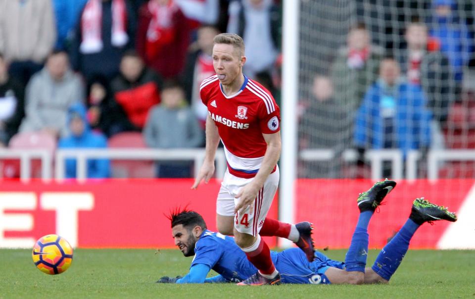 <p>Middlesbrough v Leicester City </p>