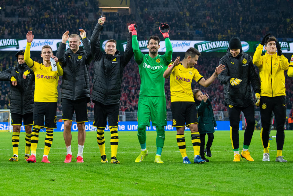 Borussia Dortmund and other German clubs have done a good job in helping the country respond to the coronavirus. (Photo by Guido Kirchner/picture alliance via Getty Images)