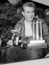<p>In 1955, Dean competed in his first road race. The actor won second place in Palm Springs in a tricked out white Porsche Speedster. </p>