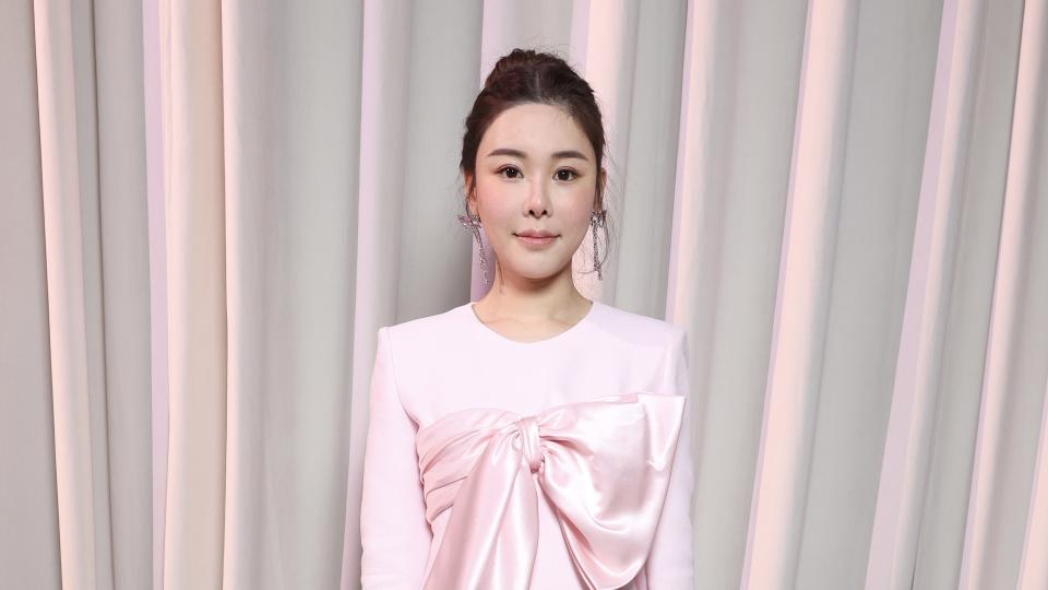 Abby Choi attends the Giambattista Valli Haute Couture Spring 2023 show on Jan. 23, 2023 in Paris. 