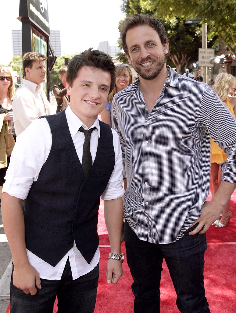 Journey to the Center of the Earth Premiere 2008 Josh Hutcherson Seth Meyers