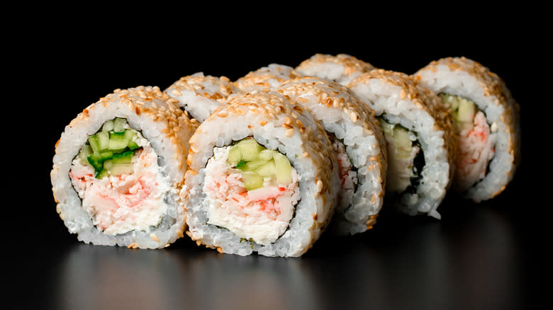 California roll close up