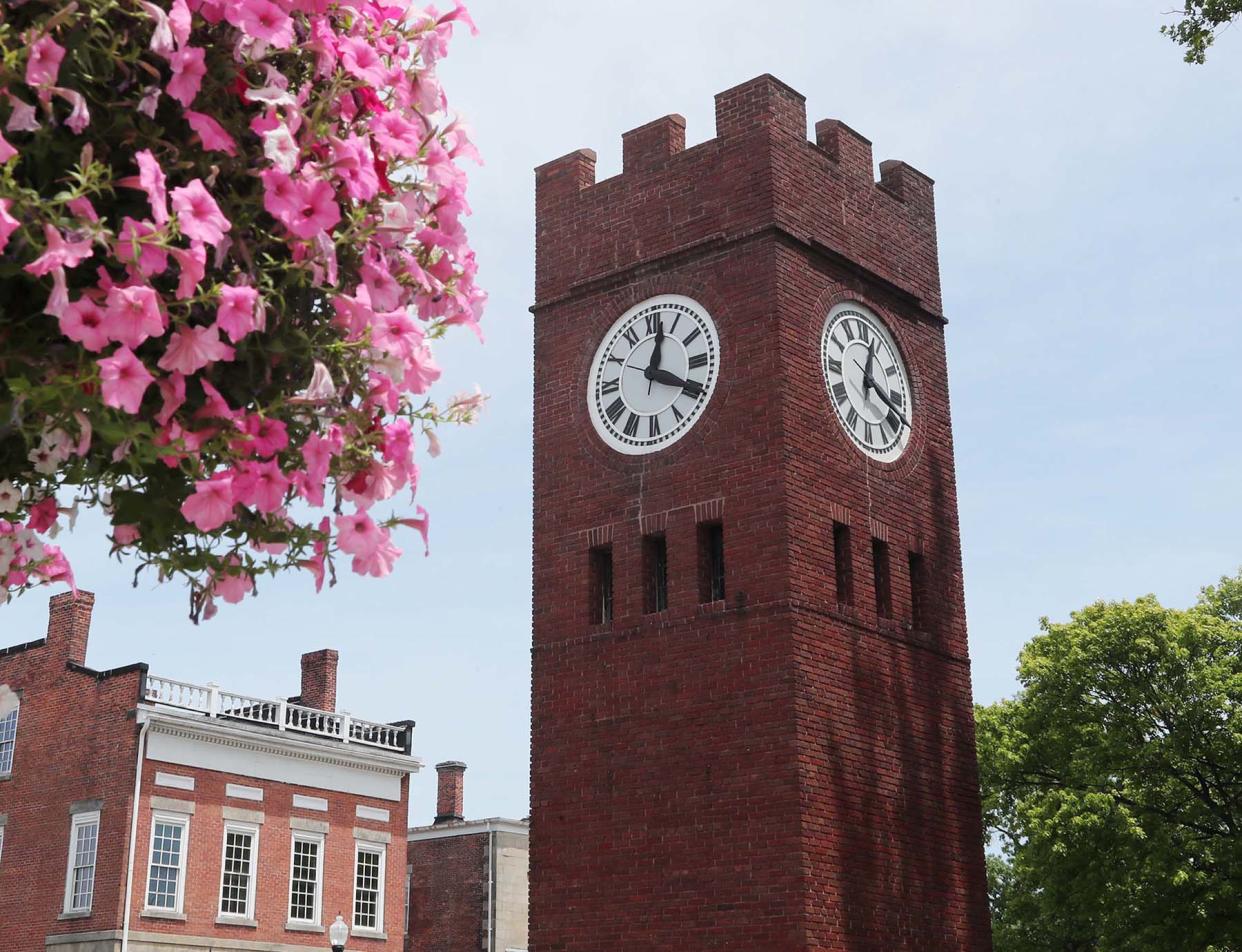 The Hudson Clock Tower is being repaired for the first time in 20 years.