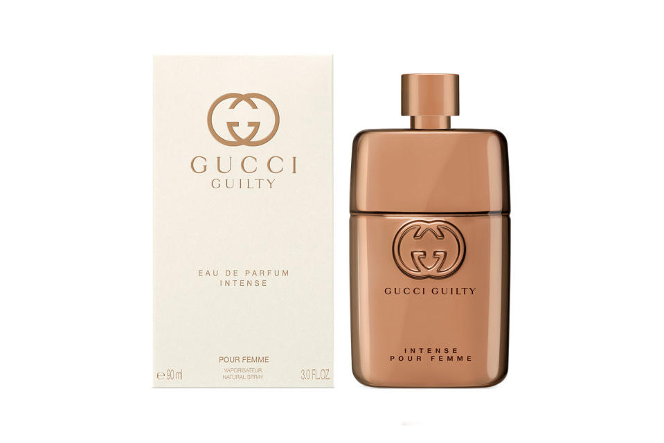 gucci valentine's day chain card case wallet glossier the perfect couple eau de parfum lipstick 