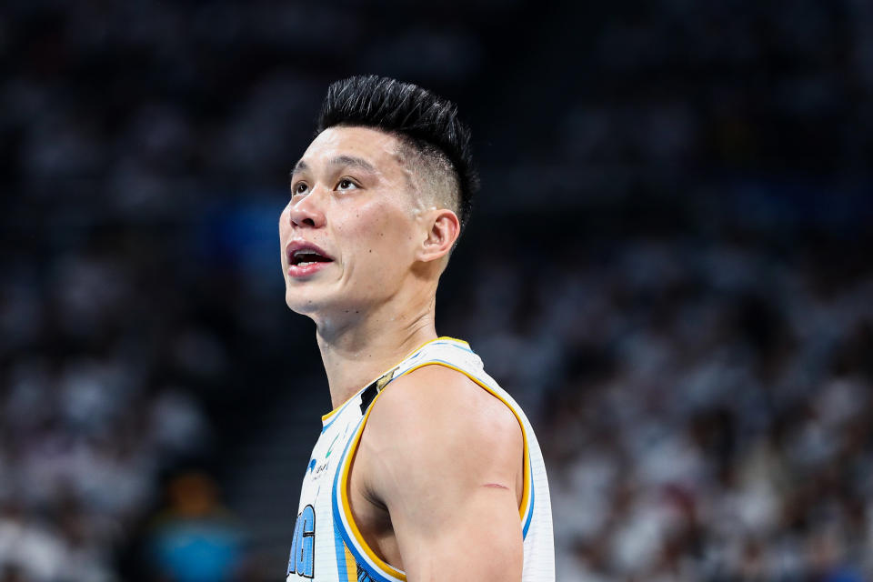 Jeremy Lin of the Beijing Shougang Ducks during a game against the Shenzhen New Century Leopards on Dec. 8, 2019, in Beijing. (VCG via Getty Images file)