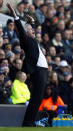 Newcastle United's manager Alan Pardew reacts during their English Premier League soccer match against Tottenham Hotspur at White Hart Lane in London November 10, 2013.