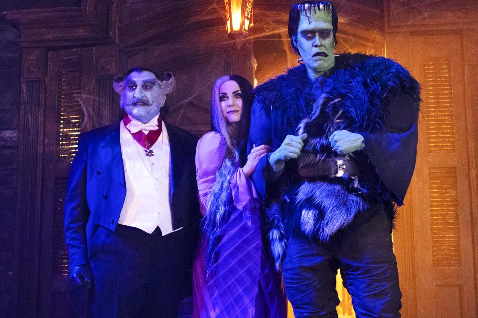 The Munsters Count ,Lily, Herman Photo credit: Universal 1440 Entertainment