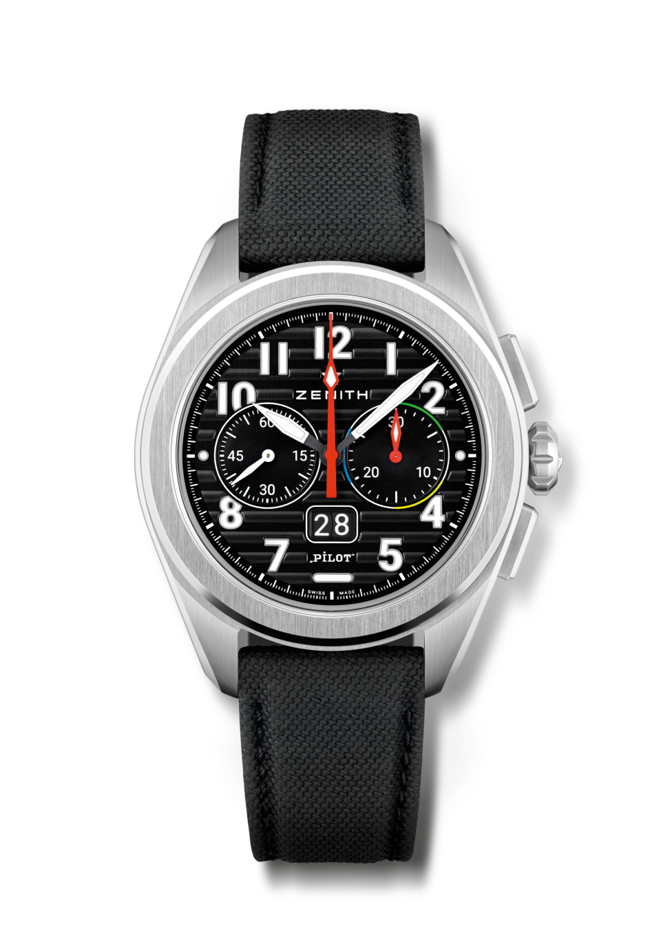 Zenith Pilot Flyback Chronograph in Steel, 2023.