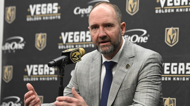 The Vegas Golden Knights have fired coach Pete DeBoer after a disappointing season. (Photo by David Becker/NHLI via Getty Images)