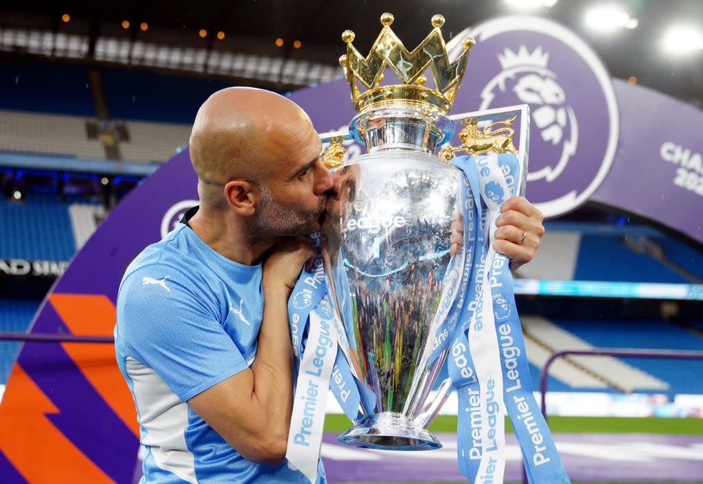 Pep Guardiola clinched another Premier League title (Martin Rickett/PA) (PA Wire)
