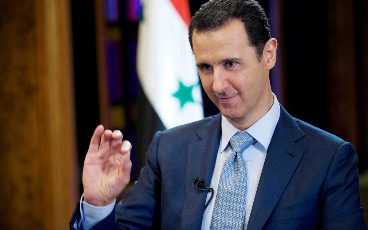 The Syrian president has described Chinese and Syrian interests as 