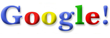 Google's first logo from 1998. Larry Page and Sergey Brin use this logo for their Stanford University graduate project / Credit: Google