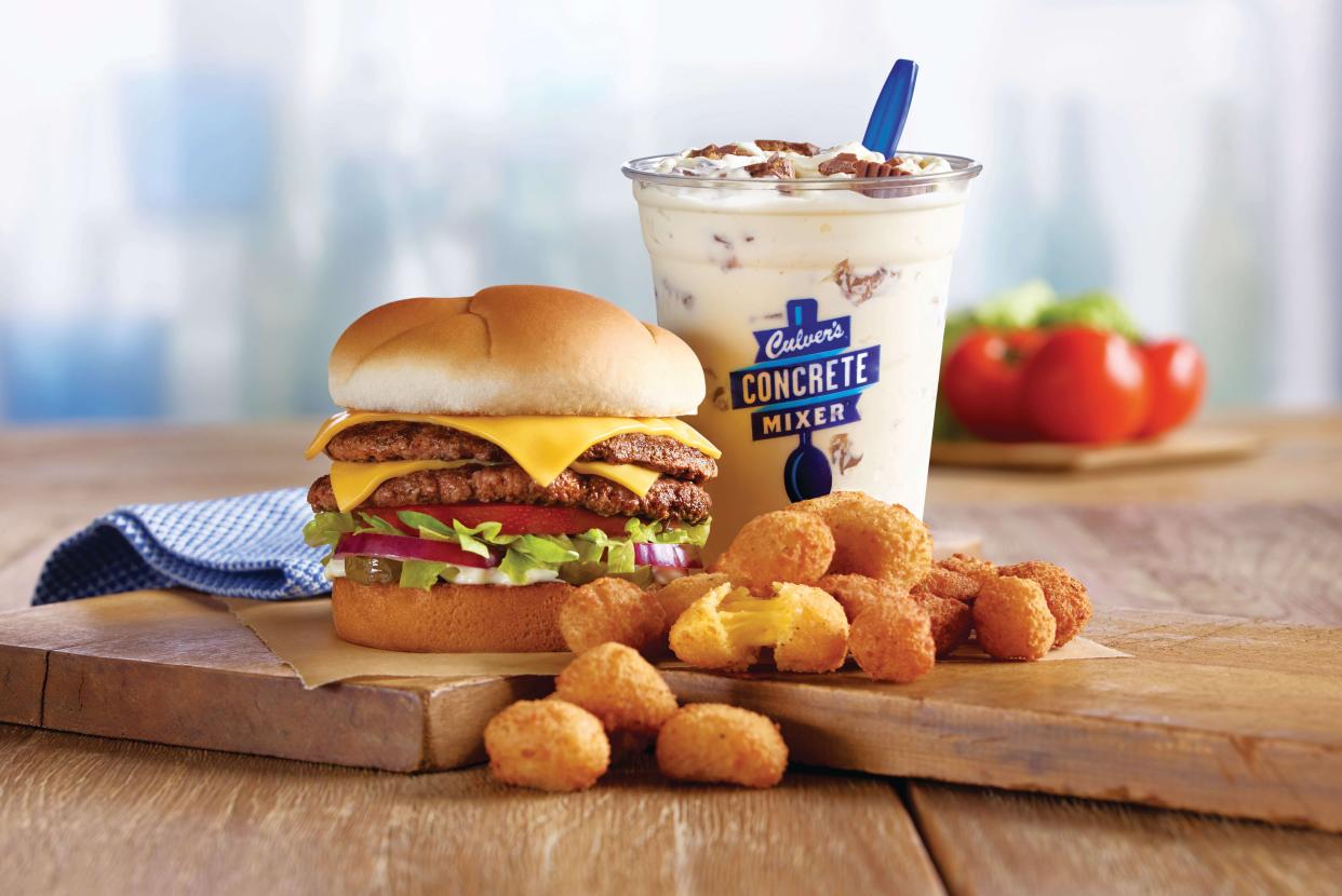 Culver's is known for its ButterBurgers, frozen custard and cheese curds.