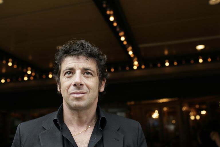 Patrick Bruel stands in front of the Beacon Theatre before his concert in New York CIty on June 14, 2007